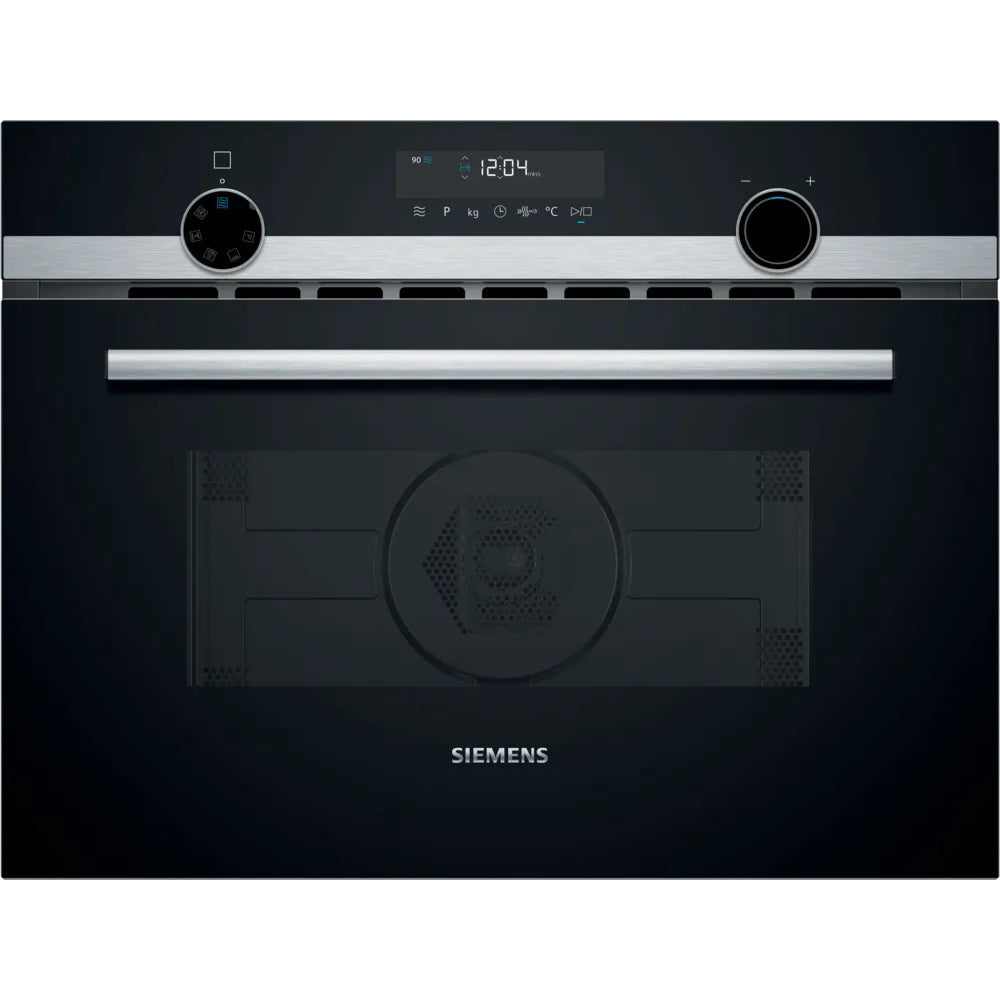 Siemens iQ500, Built-in microwave oven with hot air, 60 x 45 cm, Stainless steel