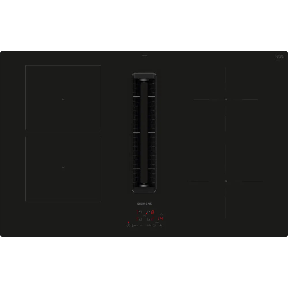 Siemens iQ300, Induction hob with integrated ventilation system, 80 cm