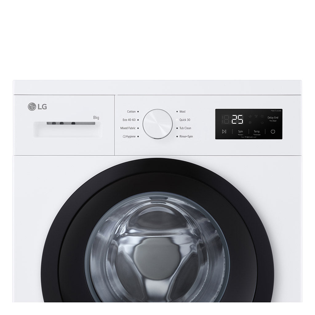 LG F4A10S8NWK 8kg Steam Washing Machine