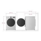 LG F4A10S8NWK 8kg Steam Washing Machine