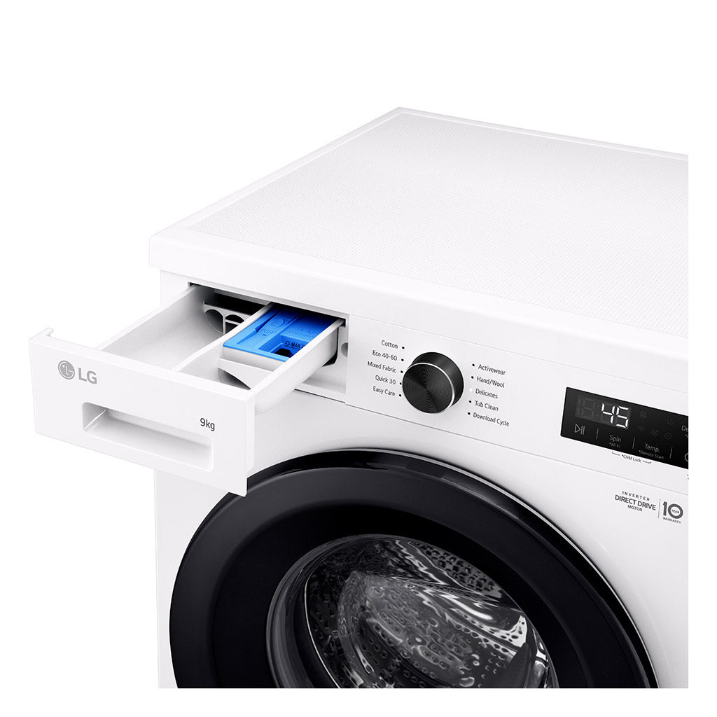 LG F4X1009NWK 9kg Direct Drive Washing Machine
