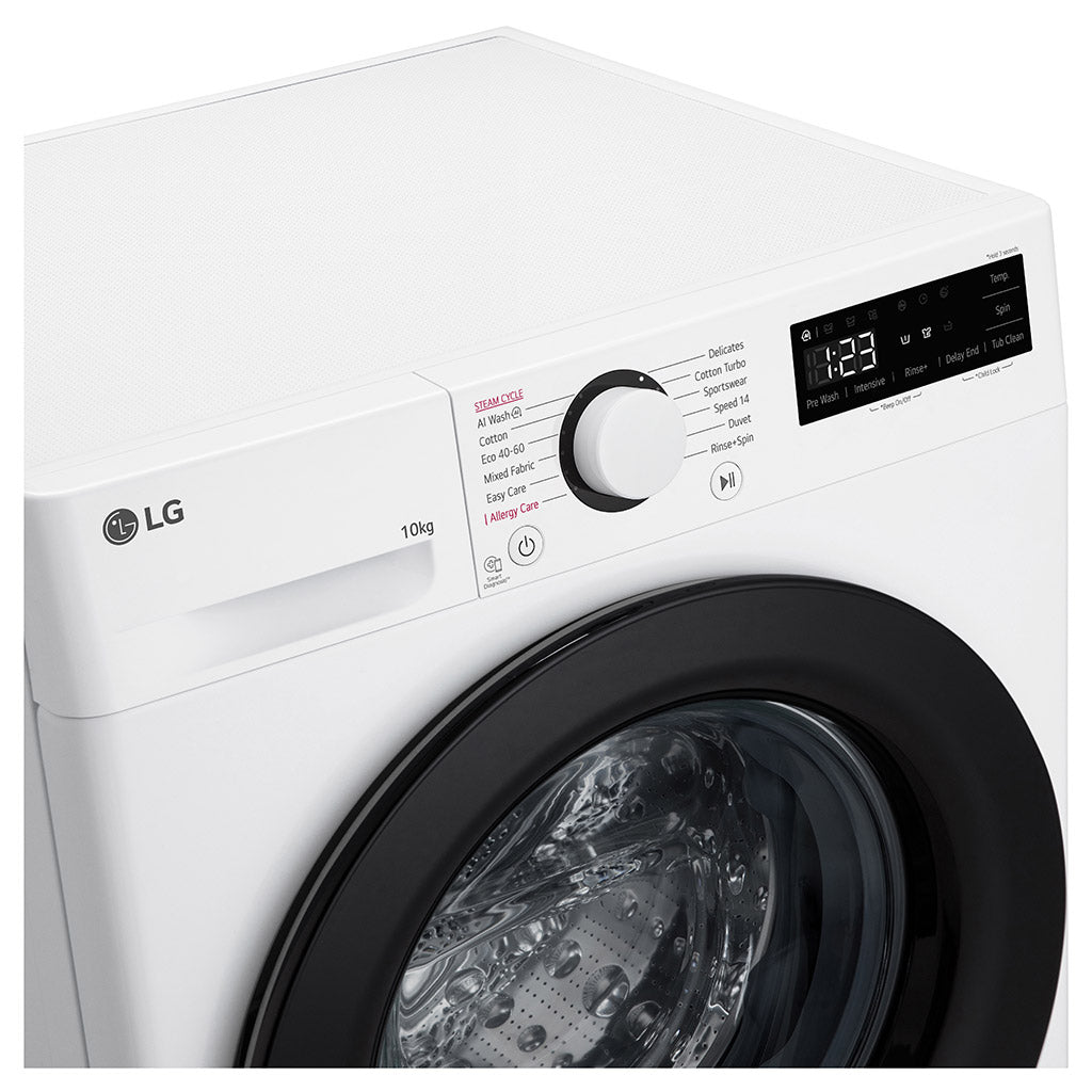 LG F4Y510WBLN1 10kg Steam Washing Machine