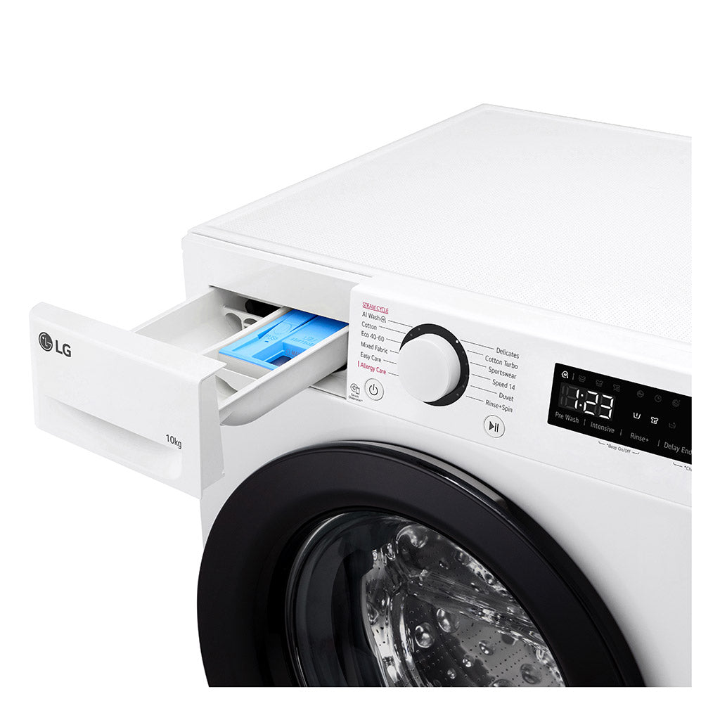 LG F4Y510WBLN1 10kg Steam Washing Machine