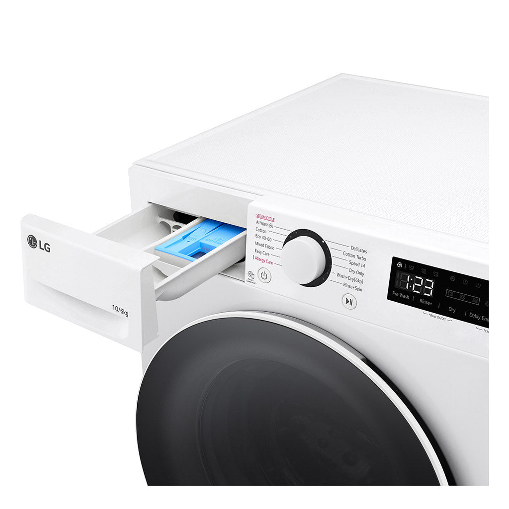 LG FWY606WWLN1 10 / 6kg Washer Dryer Series 4