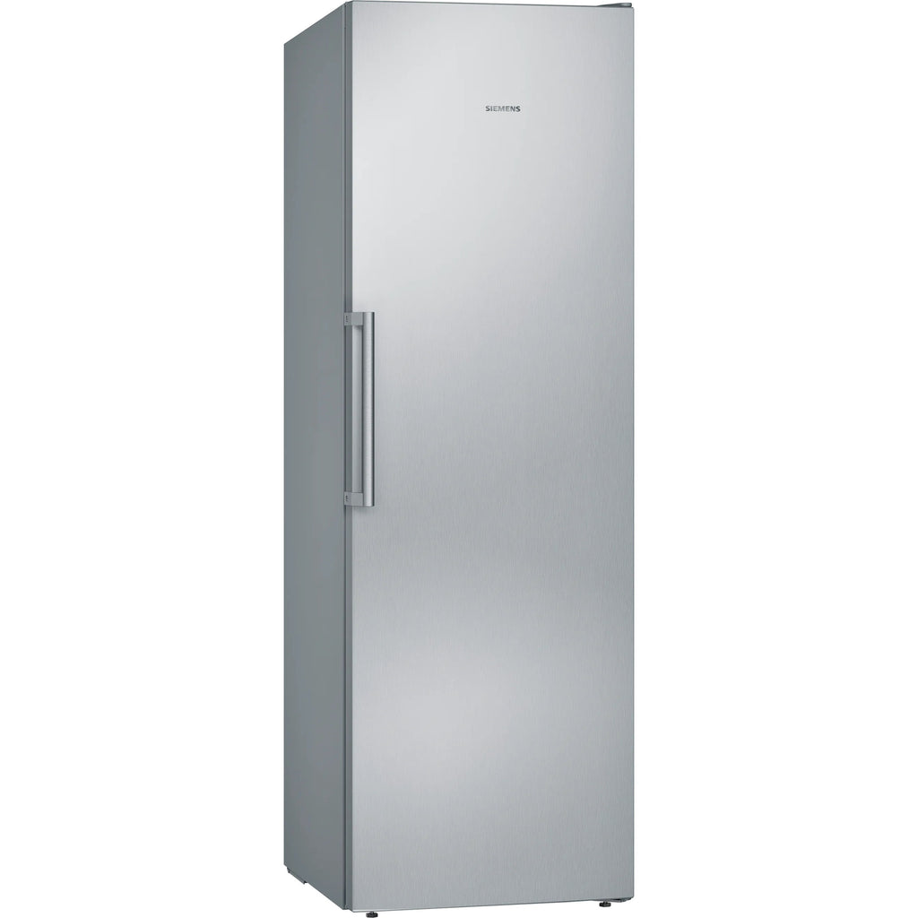 Siemens iQ300, Free-standing freezer, 186 x 60 cm, Brushed steel