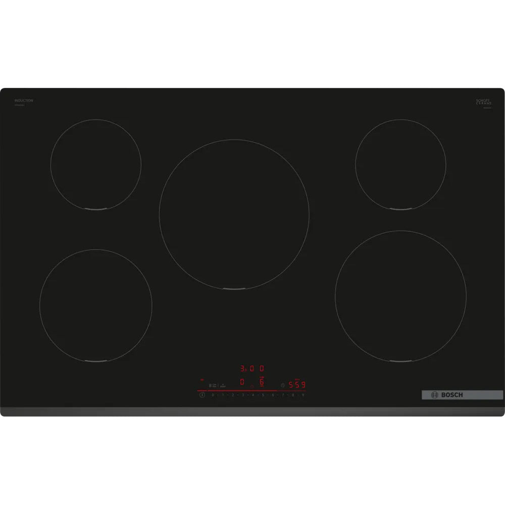 Bosch Series 6, Induction hob, 80 cm, Black