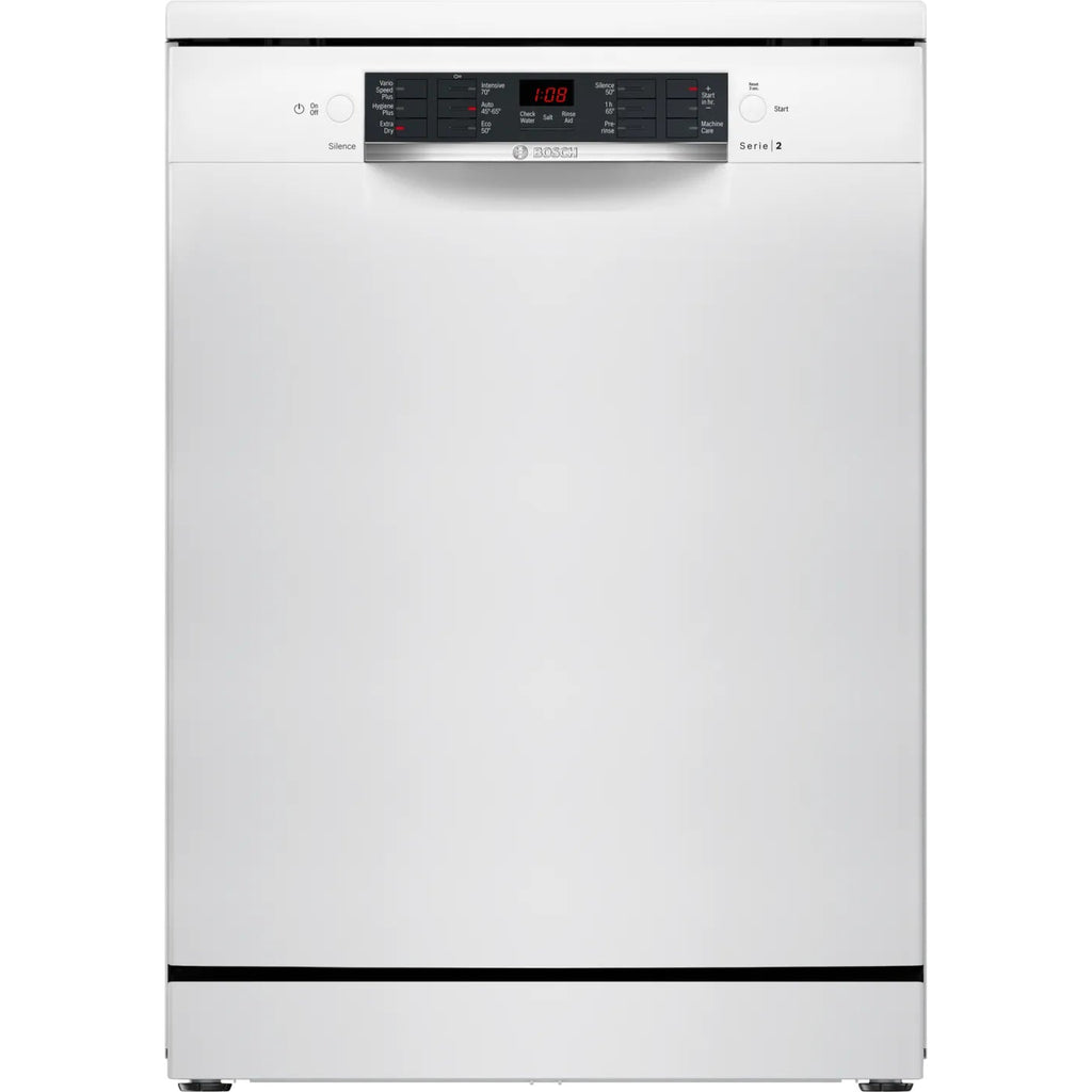 Bosch Series 2, Free-standing dishwasher, 60 cm, White