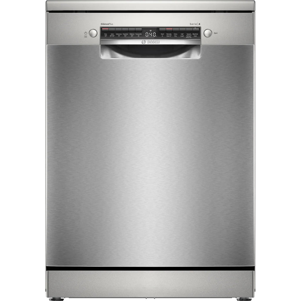 Bosch Series 4, Free-standing dishwasher, 60 cm, Brushed steel