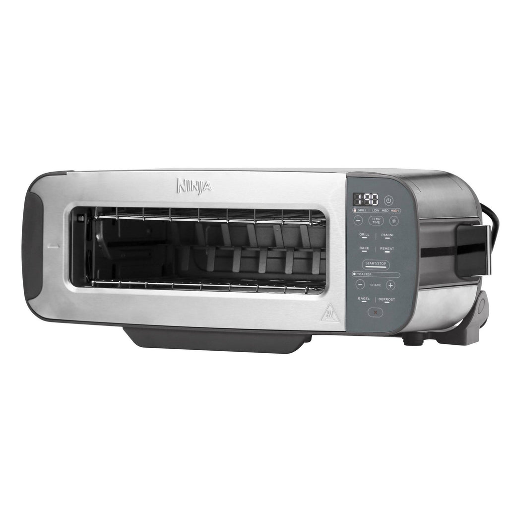 Ninja ST202UK Foodi 3-in-1 Toaster, Grill & Panini Press, Silver