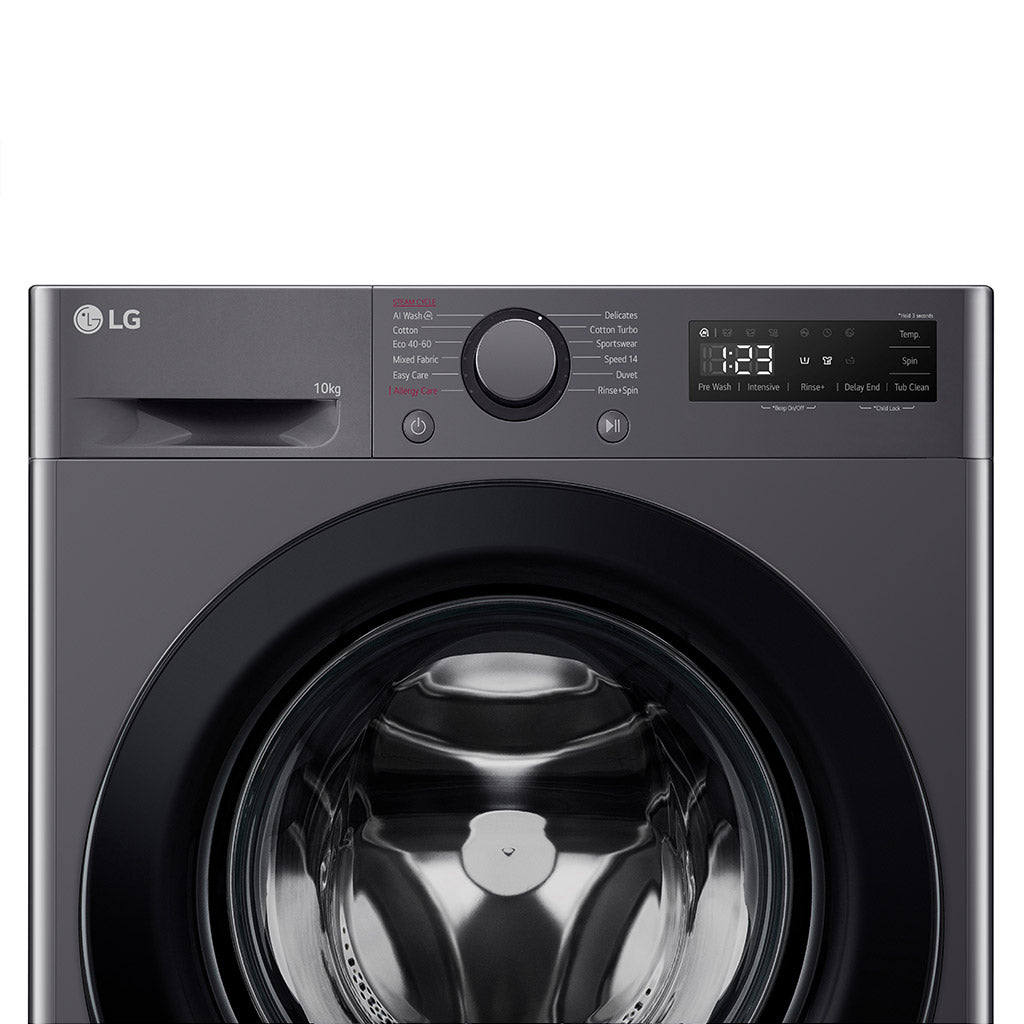 LG F4Y510GBLN1 10kg Steam Washing Machine Series 4