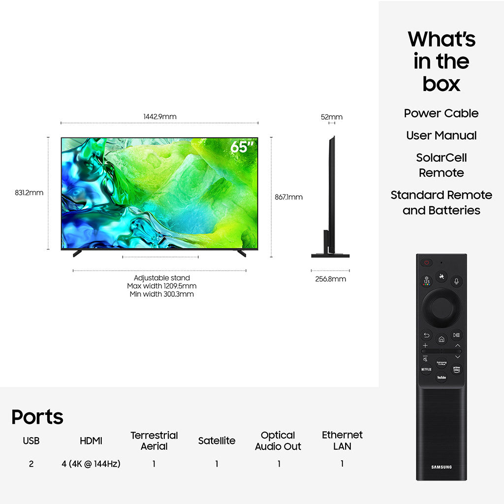 Samsung Neo QLED QE65QN80HA 65" Vision AI 4K TV