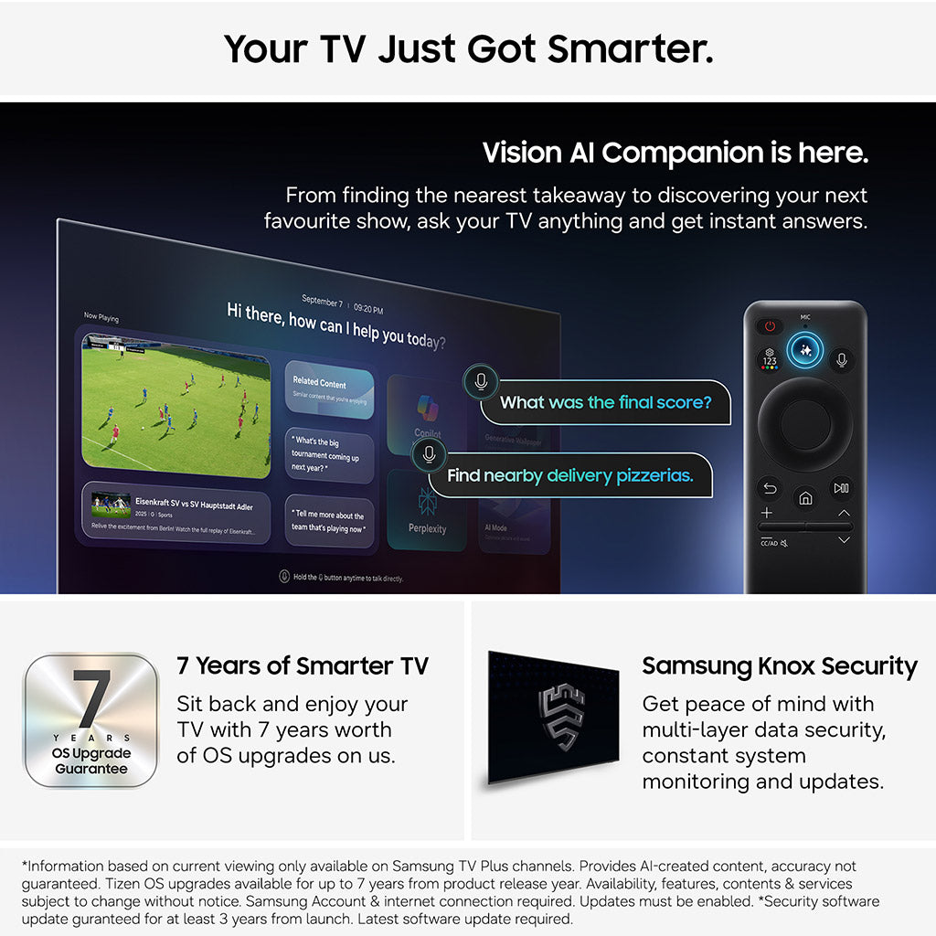 Samsung Neo QLED QE85QN73HA 85" Vision AI 4K TV