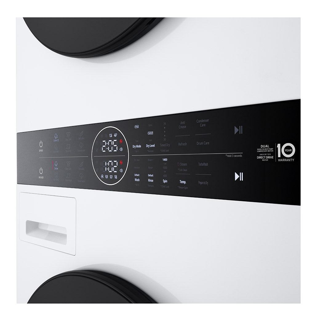 LG WT1210WWF Washing Machine / Dryer 12 / 10kg WashTower